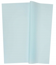 Изображение товара Однотонна матова плівка для квітів світло-блакитна в листах 20 шт.